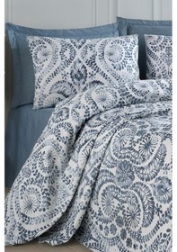 Resim Pike Seti Baskılı Tek Kişilik Loop Mavi Mavi 