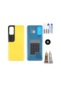 Resim Xiaomi Poco Pocophone M3 Pro Uyumlu Arka Pil Kapağı Sarı + Montaj Seti Çok Renkli 