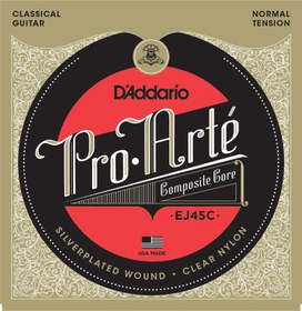 Resim D'Addario EJ45C Pro-Arte Composite Normal Tension Klasik Gitar Teli 