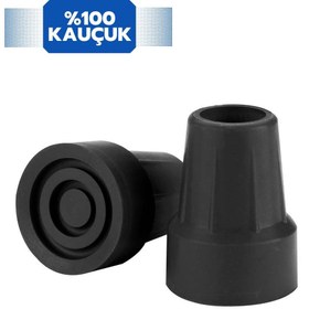 Resim 12 ADET Baston Yürüteç Değnek Treking Ucu 2 Cm Çap 