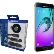 Resim Case Man Samsung A5 Araç Şarj Cihazı + Telefon Tutucu + Kablo 3in1 Araç Kiti 