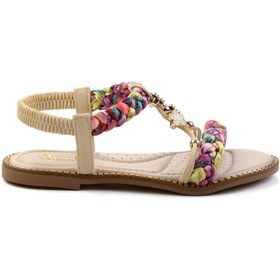 Resim Bej Kadın Sandalet K05823120301 Bej 