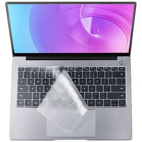 Resim HTstore Macbook 13.3’ Air 2020 A2337 Htstore Klavye Koruyucu Transparan Buzlu Silikon Ped 