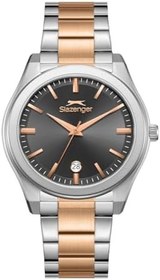 Resim SLAZENGER, ÇELİK KASA, ÇELİK KORDON, QUARTZ, 41MM, 5ATM, ERKEK KOL SAATİ, SL.09.2485.1 
