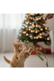 Resim Eco Lounge Yılbaşı Temalı Kedi Oyun Oltası 