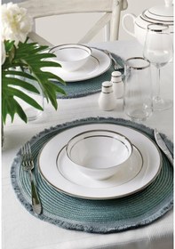 Resim Pierre Cardin 60 Parça 12 Kişilik Yemek Takımı Ariana Silver 