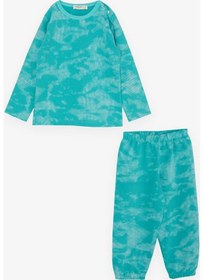 Resim Breeze Girls & Boys Erkek Çocuk Pijama Takımı Desenli 1-4 Yaş, Yeşil-yeşil Yeşil 