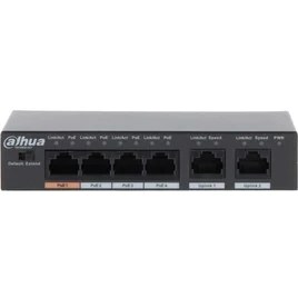 Resim Dahua PFS3006-4ET-36 6 Port 36W Poe Yonetılemez Swıtch 
