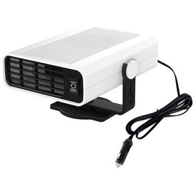 Resim Monyee 12v Otomobil Isıtıcı Soğutucu, Cam Buhar Ve Buz Giderici, 360 Döner, 120w, Beyaz, Suv-kamyonet-tır Uyumlu 