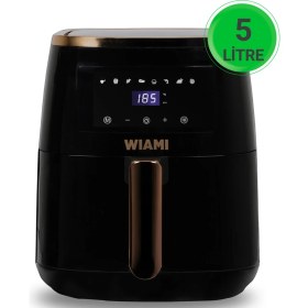 Resim Wiami Air Fryer 5 Litre Siyah Akıllı Fritöz 