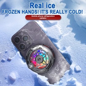 Resim Gaming Phone Cooler: Hücresel Soğutma Çipi Cep Telefonları İçin, Mobil Oyun ve Canlı Yayın İçin İdeal, USB Güçlü, Vlog Hazır, Açık Hava Kullanımı, Açık Hava Vlog Aksesuarı|Gaming Temalı Tasarım|Hücresel Soğutma Çipi 