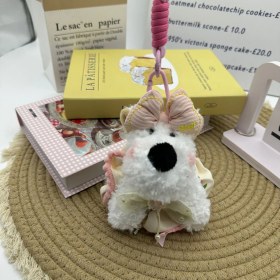 Resim OIMG Yeni 1 Adet Karikatür Çanta Çekicilik Anahtarlık Sevimli Iyi Şanslar Hediye Peluş Oyuncaklar Bebekler (Yurt Dışından) 