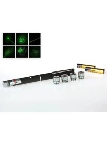 Resim Yeşil Lazer Pointer 8000 Mw 5 Başlıklı 