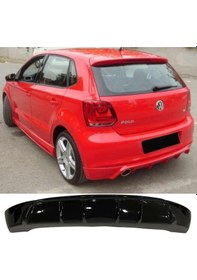 Resim Vw Polo Mk5 Rieger Arka Ek Plastik Siyah Difüzör 2009-2013 Arka-bodykit-ek-karlık 