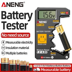Resim ANENG BT189 Dijital Pil Test Cihazı - Kaynak Gerektirmez, 1.2V-4.8V Aralığı, Çoklu Pil Uyumlu, İzolasyon Malzemesi, Sarı ve Siyah Tasarım ile LCD Ekran, Şarj İçin Pil Test Cihazı, Şarj İçin Pil Test Cihazı, Pil Gücü Göstergesi, Şık Gadget, Dayanıklı Yapı 