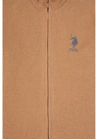 Resim U.s. Polo Assn. Erkek Çocuk Camel Hırka Triko 50317144-vr015 Camel 