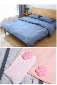 Resim Nirnisa 8 Adet Çiçek Desenli Yorgan Nevresim Sabitleyici Iğne Çarşaf Örtü Kaydırmaz Sabitleme Klipsi 