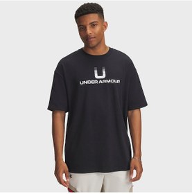 Resim Under Armour Heavyweight U Logo Erkek Siyah Tişört SIYAH 