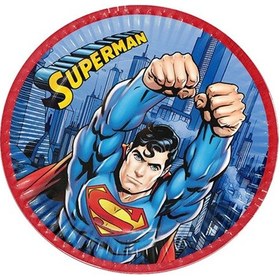 Resim Superman Tabak 23 CM 8'li 