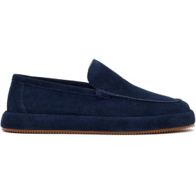 Resim Derimod Erkek Lacivert Süet Deri Casual Loafer 26SFD697510 