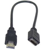Resim Powermaster Hdmı Kablo Erkek-dişi 30 Cm Uzatma Kablo 