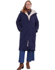Resim Levidor Kadın Çift Renk Şişme Mont 560038 Lacivert 