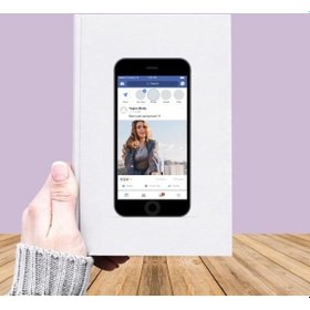Resim Fotoğraf Baskılı Facebook Temalı Deri Kaplı Defter-029 