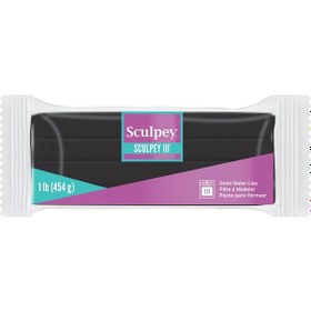 Resim Sculpey Iıı Polimer Kil 454 Gr. 042 Black Siyah 