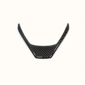 Resim Xuweiwei 2014-2018 Toyota Levin Corolla Rav4 Karbon Fiber Direksiyon Kılıfı Siyah Turuncu Karbon Fiber 