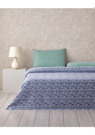 Resim English Home Petit Chamomile Baskılı Tek Kişilik Pike Takımı 150x220 Cm Pembe Çok Renkli 