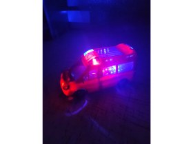 Resim Berat Toys Berattoys 20 cm Pilli Itfaye Türkçe Sesli 3D Işıklı Itfaye Yerde Gezen Oyuncak Itfaye Pilli Araba 