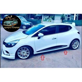 Resim Renault Clio 4 R Marşpiyel Sağ Sol Takım Fiberglass Boyasız 