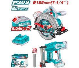 Resim Lı-Ion Akülü Avantaj Set - Daire Testere, Çivi Tabancası 