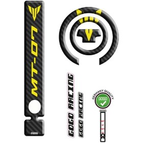 Resim Yamaha Mt07 2014-2017 Tank Pad + Depo Kapak Pad N11.15502 