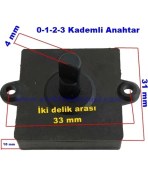 Resim İTHAL Raks Çevirmeli Vantilatör Anahtarı 0-1-2-3 