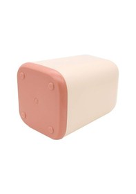 Resim Renkli Plastik Masaüstü Kalemlik Kawaii Tek Gözlü Şık Kalemlik - Pembe Pembe 
