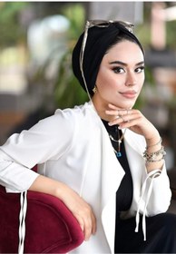 Resim Sahra Şal Dünyası Dolama Bone Hazır Model 