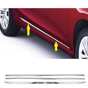 Resim Fiat Egea Cross Krom Yan Kapı Çıtası 4 Prç P.çelik 2020 Üzeri 