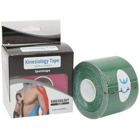 Resim Kinesio Band Sporcu Bandı 5 CM x 5 M Yeşil 