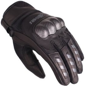 Resim 4riders Roma Evo Korumalı Motosiklet Eldiveni Siyah 