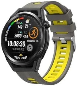 Resim CONSTRAIN Huawei GT2 42mm KRD, 55 İle Uyumlu Zore Kordon, Siyah, Gri 