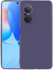 Resim Aksesuarcim Huawei Nova 9 SE ile Uyumlu Kılıfı Silikon Pastel Renkli Mat Esnek İnce Kapak Prem Lacivert 