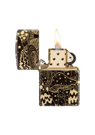 Resim Zippo Mushrooms Dizayn Çakmak 