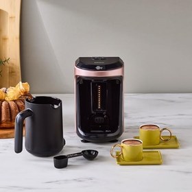 Resim Karaca Hatır Hüp Aroma Türk Kahve Makinesi Rosegold 