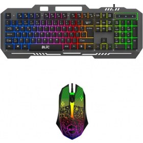 Resim Blic Bkb9 Rgb Gaming Klavye Mouse Set 