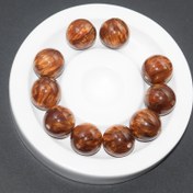 Resim 10 adet 16mm Kaplan Gözü Reçine Boncuklar - DIY Takı Yapımı için Hayvan Dokulu Gevşek Boncuklar, Bilezikler, Kolyeler, Aksesuarlar için Kahverengi & Altın Mermer Desenli Parlak Boncuklar - Anneler Günü, Mezuniyet, Öğretmenler Günü Hediye Fikri, El Sanatları için Boncuklar, El İşi Malzemeleri, Şık Aksesuarlar, Pürüzsüz Yüzey, Boncuklama Malzemeleri, Moda Severler 