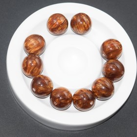Resim 10 adet 16mm Kaplan Gözü Reçine Boncuklar - DIY Takı Yapımı için Hayvan Dokulu Gevşek Boncuklar, Bilezikler, Kolyeler, Aksesuarlar için Kahverengi & Altın Mermer Desenli Parlak Boncuklar - Anneler Günü, Mezuniyet, Öğretmenler Günü Hediye Fikri, El Sanatları için Boncuklar, El İşi Malzemeleri, Şık Aksesuarlar, Pürüzsüz Yüzey, Boncuklama Malzemeleri, Moda Severler 