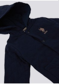 Resim U.S. Polo Assn. U.s. Polo Assn Lacivert Cepli Kapüşonlu Bebek Mont 5274-41492 Lacivert 