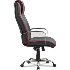 Resim Zebra Bilgisayar - Ofis - Müdür - Büro - Makam Çalışma Koltuğu Renk Ayaklı Antrasit Kırmızı 