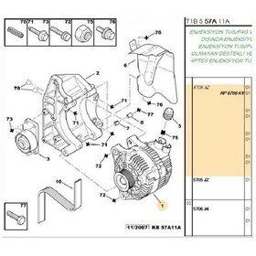 Resim Alternatör 206-307 4396.92-5705.ky 